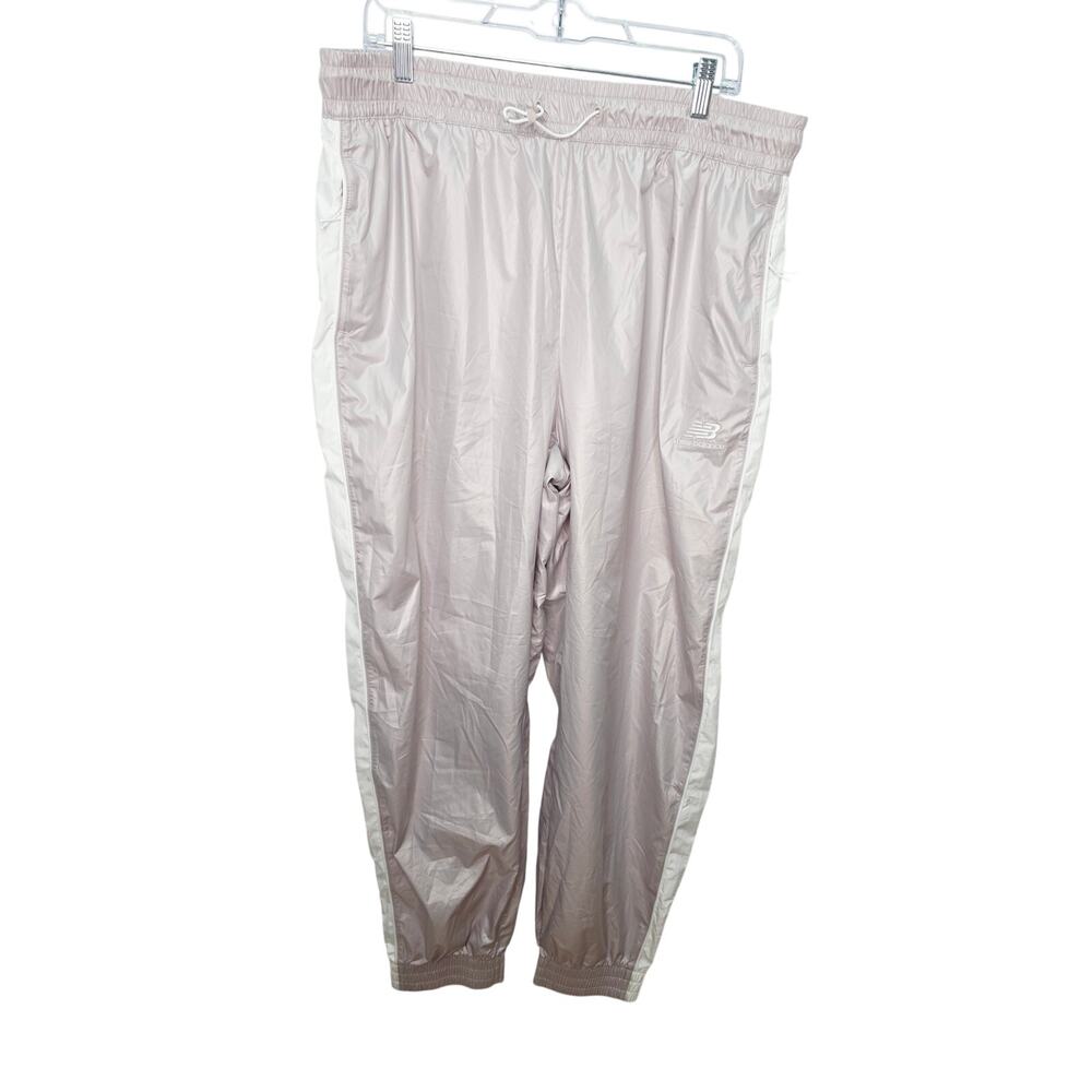 New Balance Womens XL Retro Inspired Jogger Track Pants Blush Pink WP11505